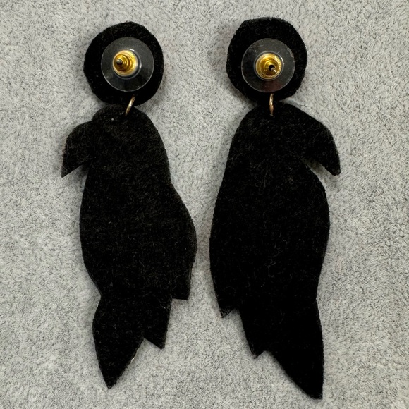 🦜Parrot bead and sequins statement earrings - Picture 2 of 4